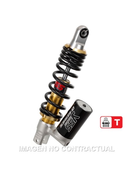 Amortiguador Trasero YSS Gas Eco Line c/Botella inferior Peugeot Speedfight 50