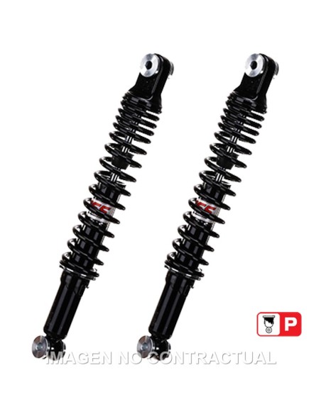 Juego Amortiguadores Traseros YSS Hidráulicos Piaggio X7/X8/X-Evo 125