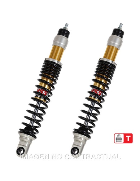 Juego Amortiguadores Traseros YSS Gas Eco Line Vespa GTS/GTV 250
