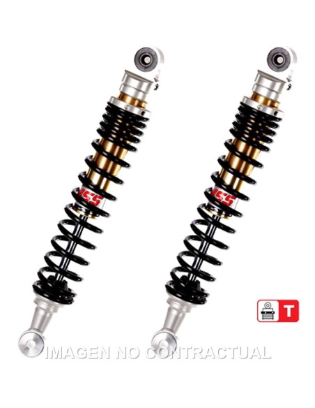 Juego Amortiguadores Traseros YSS Gas Eco Line Aprilia Sportcity 125/200/250