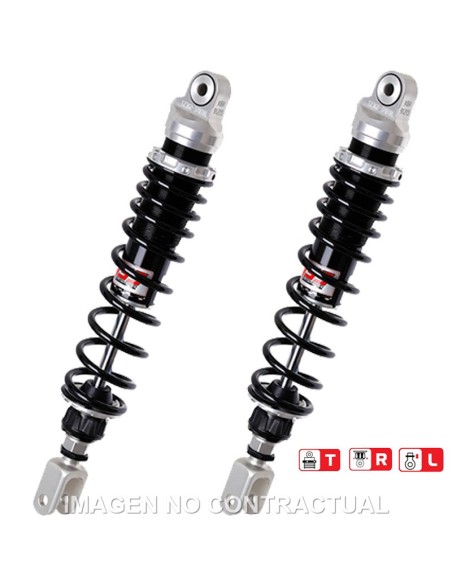 Juego Amortiguadores Traseros YSS Gas Top Line Suxuki Burgman 650