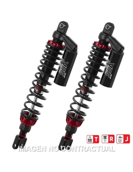 Juego Amortiguadores Traseros YSS Gas Top Line c/Botella superior Honda Forza 300 / 350