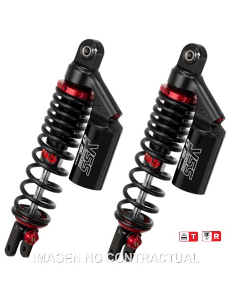 Juego Amortiguadores Traseros YSS Gas Top Line c/Botella superior Honda PCX 125
