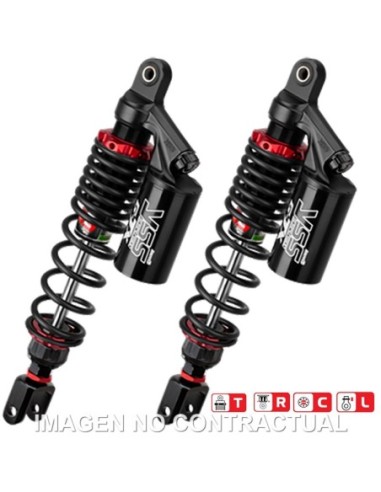 Juego Amortiguadores Traseros YSS Gas Top Line c/Botella superior G-TX Zontes 350E