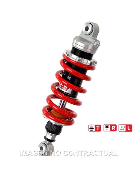 Amortiguador Trasero YSS Gas Top Line Triumph Street Triple 675