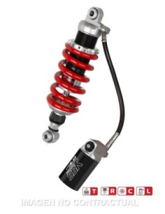 Amortiguador Trasero YSS Gas Top Line c/Botella con latiguillo Kawasaki ER6