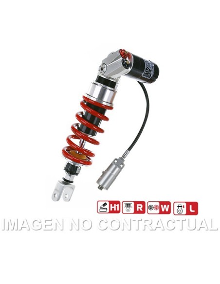 Amortiguador Trasero YSS Gas Top Line c/Botella superior Kawasaki ZX10R