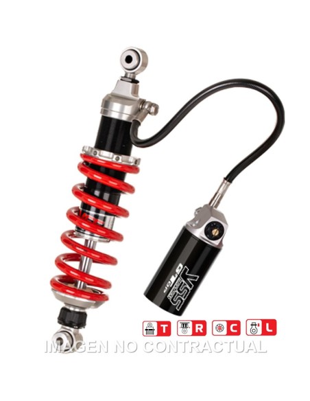 Amortiguador Trasero YSS Gas Top Line c/Botella con latiguillo Kawasaki Versys 1000