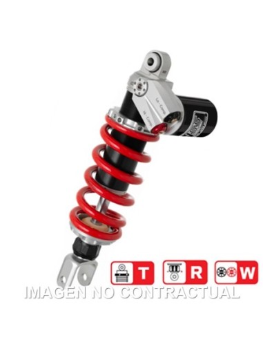 Amortiguador Trasero YSS Gas Top Line c/Botella superior Suzuki GSR 750