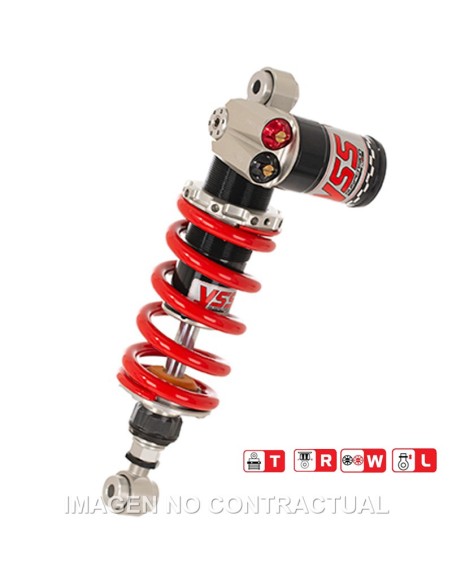 Amortiguador Trasero YSS Gas Top Line c/Botella superior SUZUKI GSX R 1000 K7-K8
