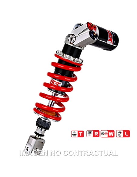 Amortiguador Trasero YSS Gas Top Line c/Botella superior Kawasaki ZX6R