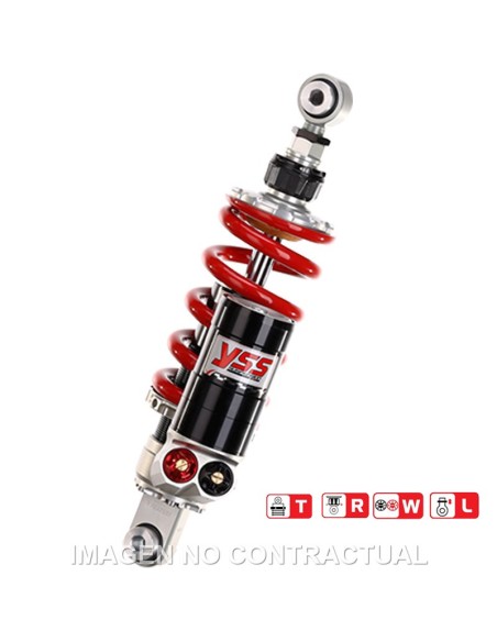 Amortiguador Trasero YSS Gas Top Line c/Botella inferior Kawasaki ZX10R