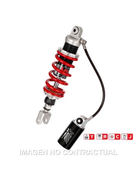 Amortiguador Trasero YSS Gas Top Line c/Botella con latiguillo Kawasaki ZZR 1100