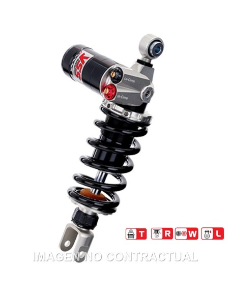 Amortiguador Trasero YSS Gas Top Line c/Botella superior BMW S RR