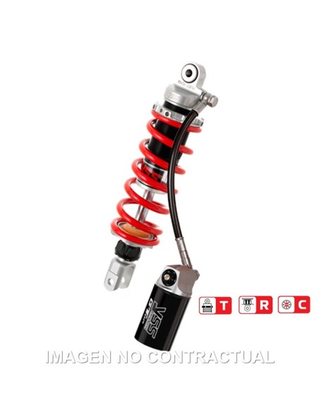 Amortiguador Trasero YSS Gas Top Line c/Botella con latiguillo Cagiva Mito 125