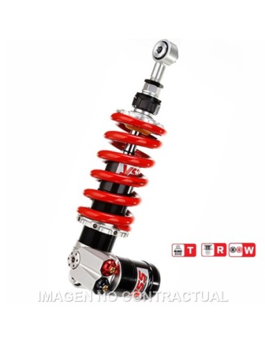 Amortiguador Trasero YSS Gas Top Line c/Botella inferior Ducati Hypermotard
