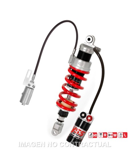 Amortiguador Trasero YSS Gas Top Line c/Botella con latiguillo Triumph Tiger