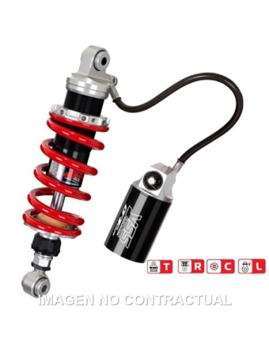 Amortiguador Trasero YSS Gas Top Line c/Botella con latiguillo Ducati Monster S4R