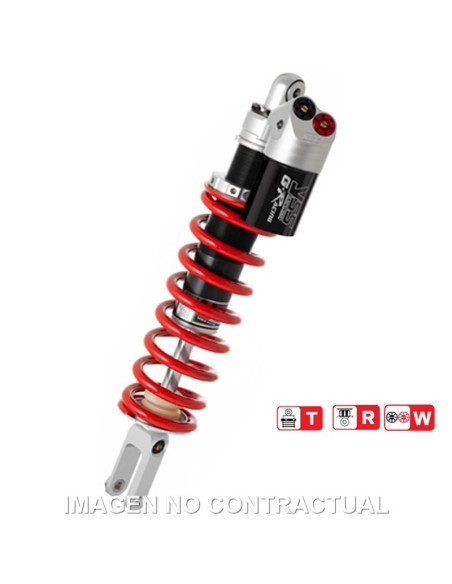 Amortiguador Trasero YSS Gas Top Line c/Botella superior CRF 250 Honda