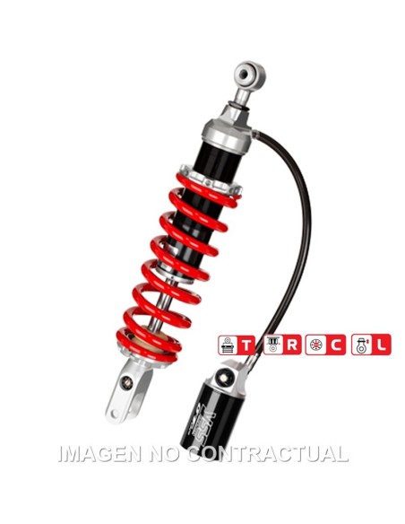 Amortiguador Trasero YSS Gas Top Line c/Botella con latiguillo Honda CRF250