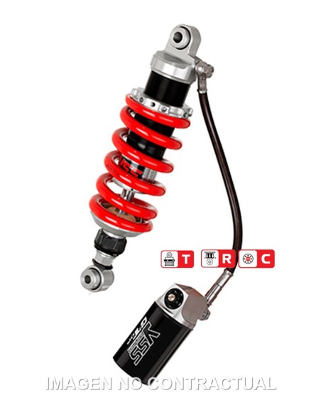 Amortiguador Trasero YSS Gas Top Line c/Botella con latiguillo Kawasaki KLX 250