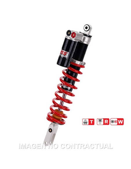 Amortiguador Trasero YSS Gas Top Line c/Botella superior Kawasaki KX-F 450