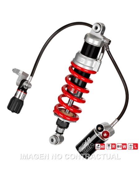 Amortiguador Trasero YSS Gas Top Line c/Botella con latiguillo Kawasaki Z 900