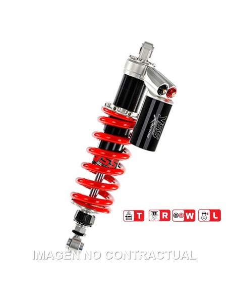 Amortiguador Trasero YSS Gas Top Line c/Botella superior KTM 990