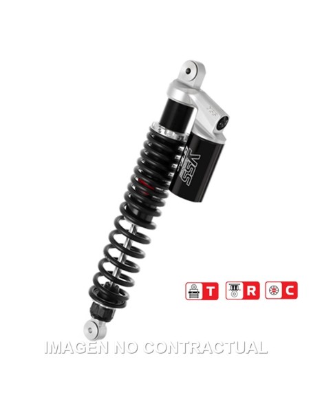 Juego Amortiguadores Traseros Yss Gas Top Line c/Botella superior Bultaco MK15