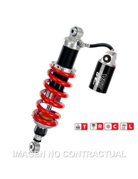 Amortiguador Trasero YSS Gas Top Line c/Botella con latiguillo Benelli 752S