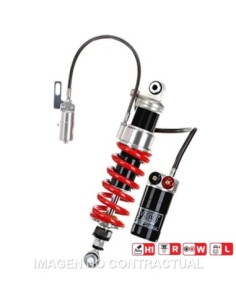 Amortiguador Trasero YSS Gas Top Line c/Botella con latiguillo Kawasaki Z1000