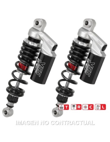Juego Amortiguadores Traseros YSS Gas Top Line c/Botella superior Ducati Pantah