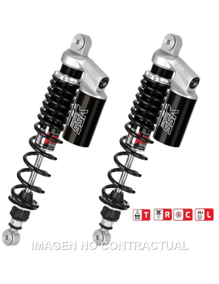 Juego Amortiguadores Traseros YSS Gas Top Line c/Botella superior Maico MC 250-400