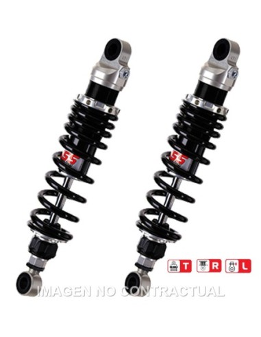 Juego Amortiguadores Traseros YSS Gas Top Line Triumph Rocket III