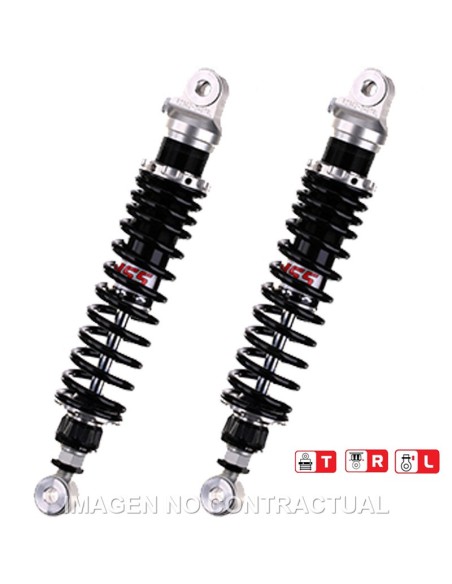 Juego Amortiguadores Traseros YSS Gas Top Line Moto Guzzi California
