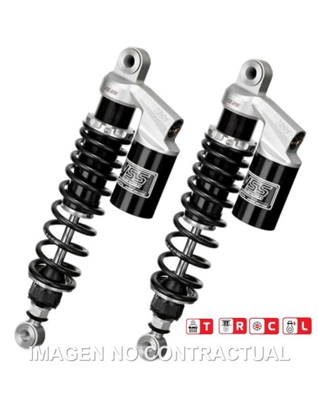 Juego Amortiguadores Traseros YSS Gas Top Line c/Botella superior Triumph Bonnevile 750