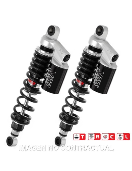 Juego Amortiguadores Traseros YSS Gas Top Line c/Botella superior Triumph Speedmaster