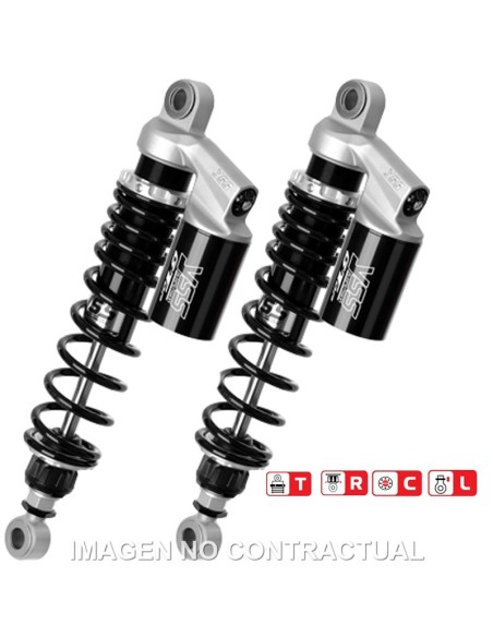 Juego Amortiguadores Traseros Yss Gas Top Line c/Botella superior Triumph Bonneville