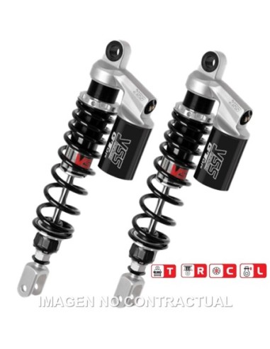 Juego Amortiguadores Traseros YSS Gas Top Line c/Botella superior Honda CB 1100 R