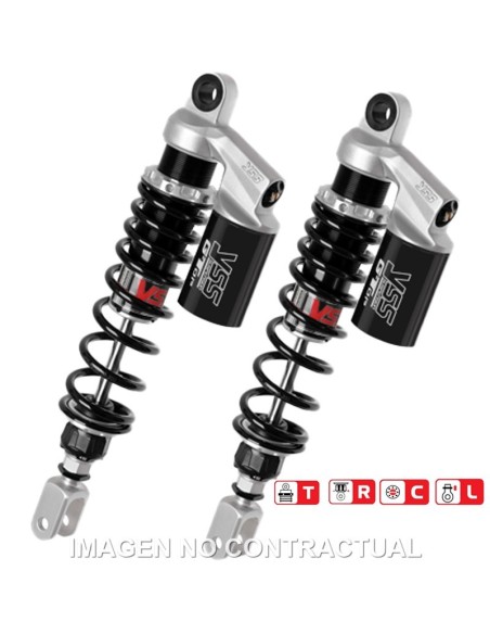 Juego Amortiguadores Traseros YSS Gas Top Line c/Botella superior Honda CB 1100 R