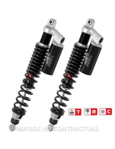 Juego Amortiguadores Traseros Yss Gas Top Line c/Botella superior Husqvarna CR 500