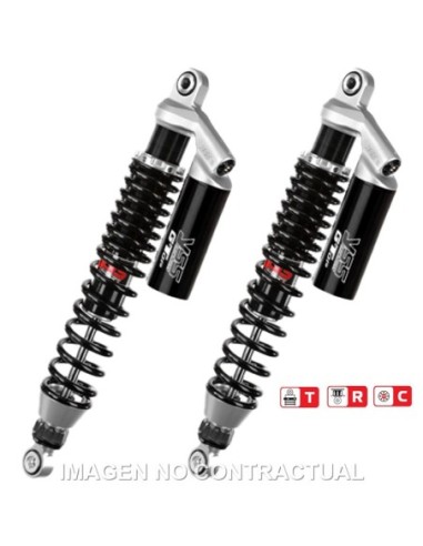 Juego Amortiguadores Traseros Yss Gas Top Line c/Botella superior Husqvarna TC 610