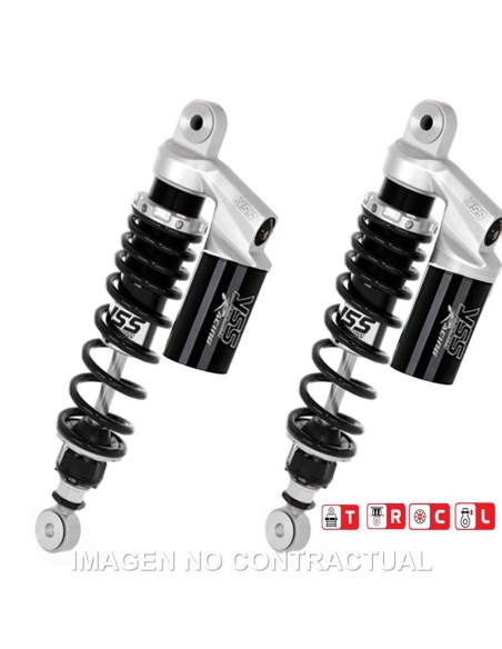 Juego Amortiguadores Traseros Yss Gas Top Line c/Botella superior Royal Enfield California