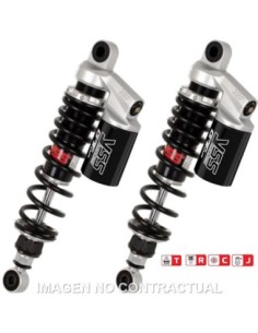 Juego Amortiguadores Traseros Yss Gas Top Line c/Botella superior Triumph Bonneville