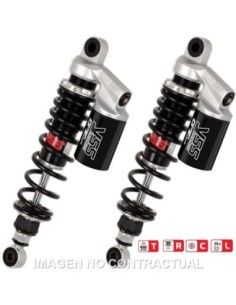 Juego Amortiguadores Traseros Yss Gas Top Line c/Botella superior Triumph Street Twin