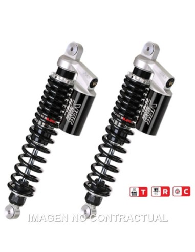 Juego Amortiguadores Traseros Yss Gas Top Line c/Botella superior MC 490