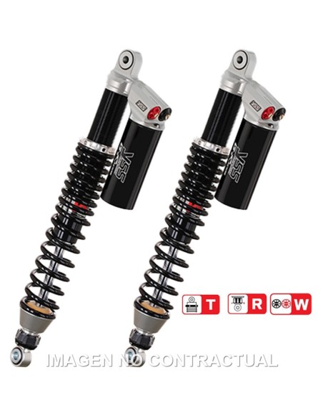 Juego Amortiguadores Delanteros YSS Gas Top Line c/Botella superior Suzuki LTR450