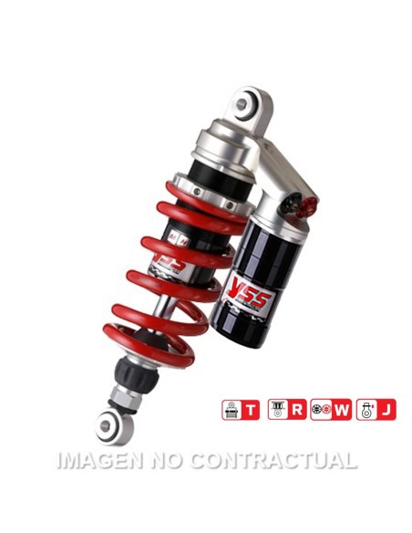 Amortiguador Trasero YSS Gas Top Line c/Botella superior Yamaha R6