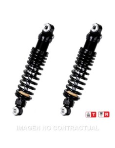 Juego Amortiguadores Traseros YSS Black Edition Gas Top Line Harley Davidson Fat Bob