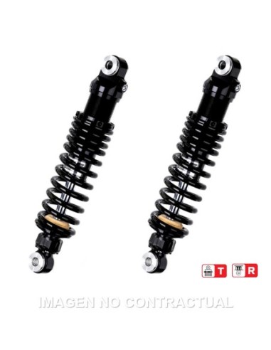Juego Amortiguadores Traseros YSS Black Edition Gas Top Line Harley Davidson Fat Bob